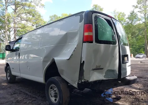 2006 Chevrolet Express Work Van from USA, damaged, VIN 1GCGG25V661244491